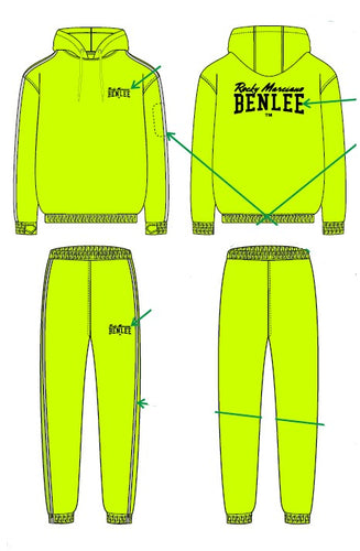 BENLEE 199329 Caldon Heavy Saunaanzug Neon Gelb