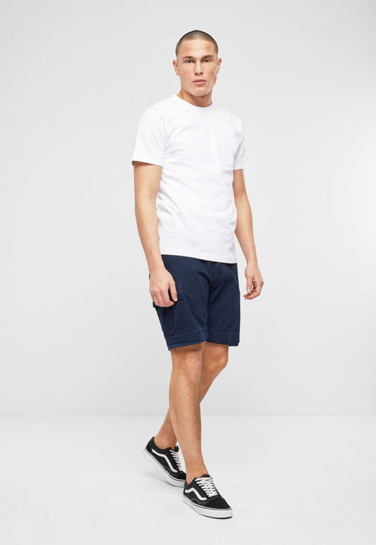 Dunkelblaue Cargo-Shorts für Herren von Brandit 