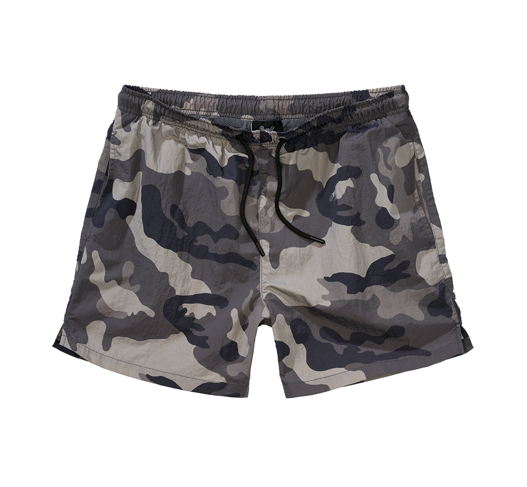 BRANDIT Swimshort Basic Graum Camo