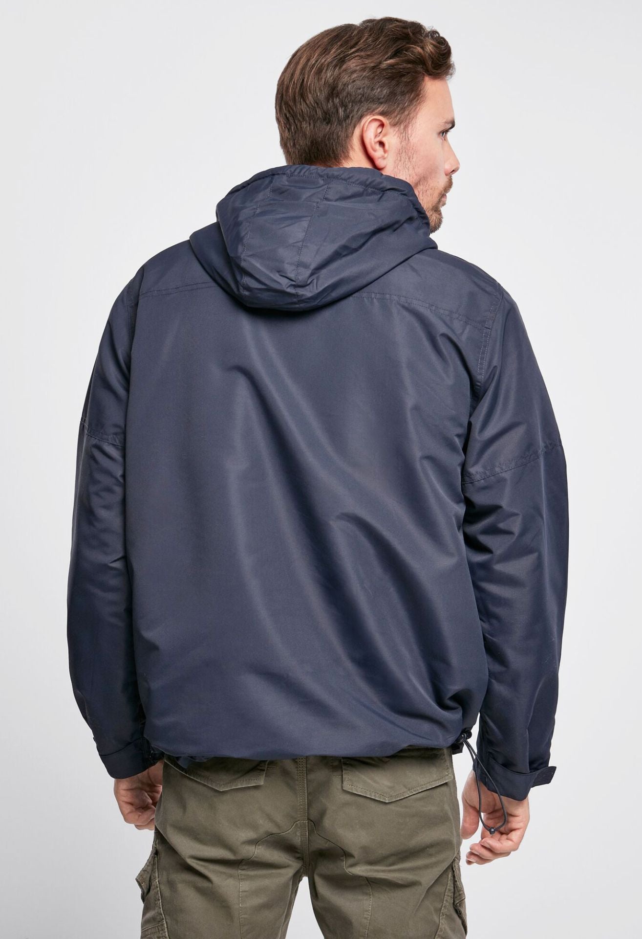 Brandit Windbreaker Navy – warme, wind- und wasserabweisende Outdoor-Jacke mit Fleecefutter