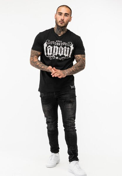 Tapout 940019 Crashed T-Shirt Schwarz