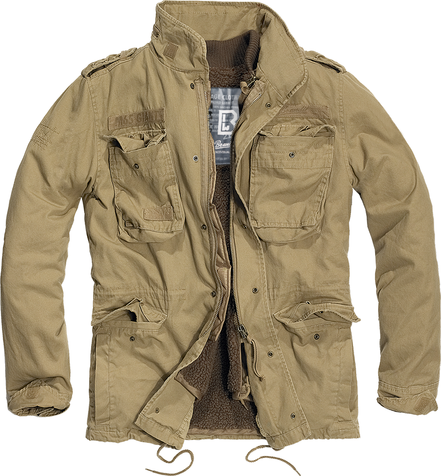 Brandit M65 Giant Feldjacke Camel im stylischen Vintage-Look