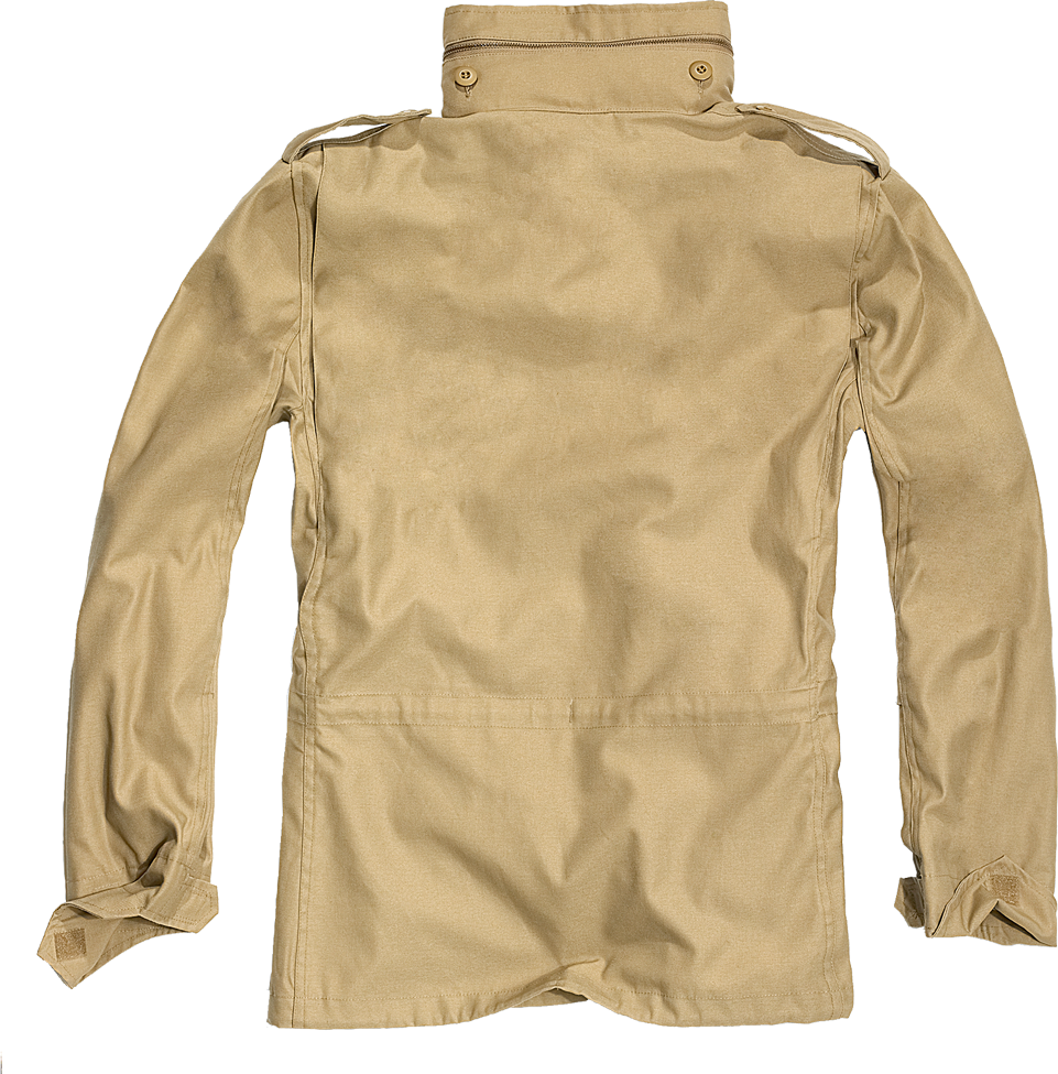 BRANDIT M65 Classic Fieldjacket Camel – robuste Jacke mit Innenjacke, Kapuze und verstellbarer Taille für Street & Outdoor.