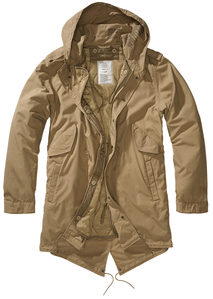 Brandit M51 US Parka Camel – wetterfester Outdoor-Klassiker mit grosser Kapuze, warmem Thermofutter und praktischen Taschen