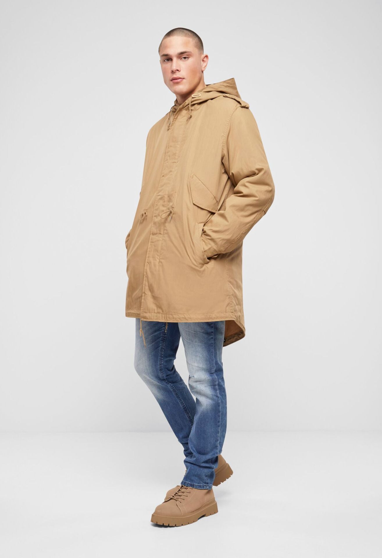Brandit M51 US Parka Camel – wetterfester Outdoor-Klassiker mit grosser Kapuze, warmem Thermofutter und praktischen Taschen