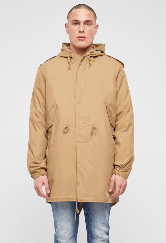 Brandit M51 US Parka Camel – wetterfester Outdoor-Klassiker mit grosser Kapuze, warmem Thermofutter und praktischen Taschen