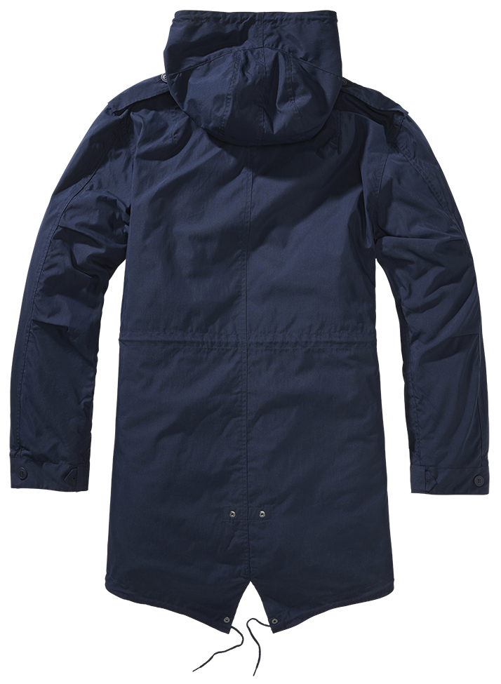 Der Brandit Fishtail Parka Navy bietet Wärme, Komfort und zeitlosen Style. Mit Thermofutter, Kapuze und funktionalen Taschen ideal für Freizeit und Outdoor.