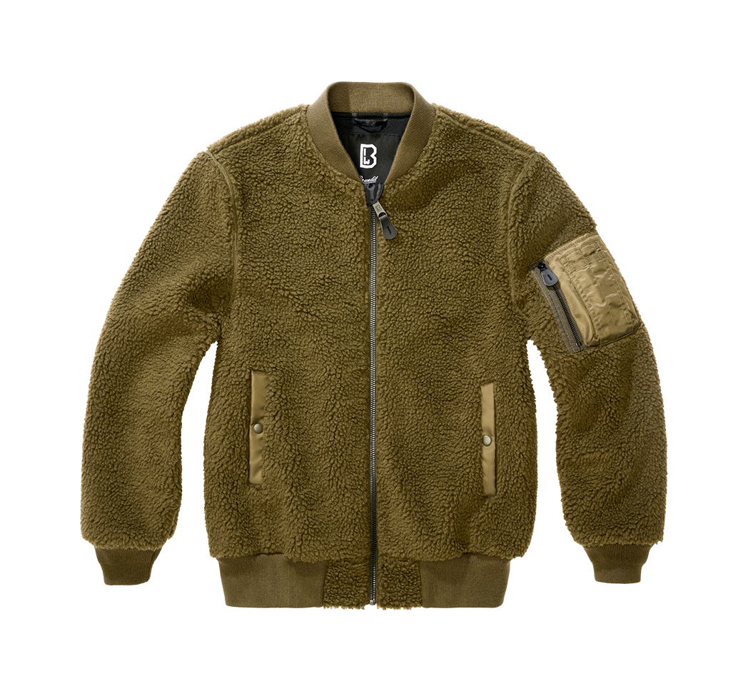 BRANDIT MA1 Sherpa  Jacket Olive
