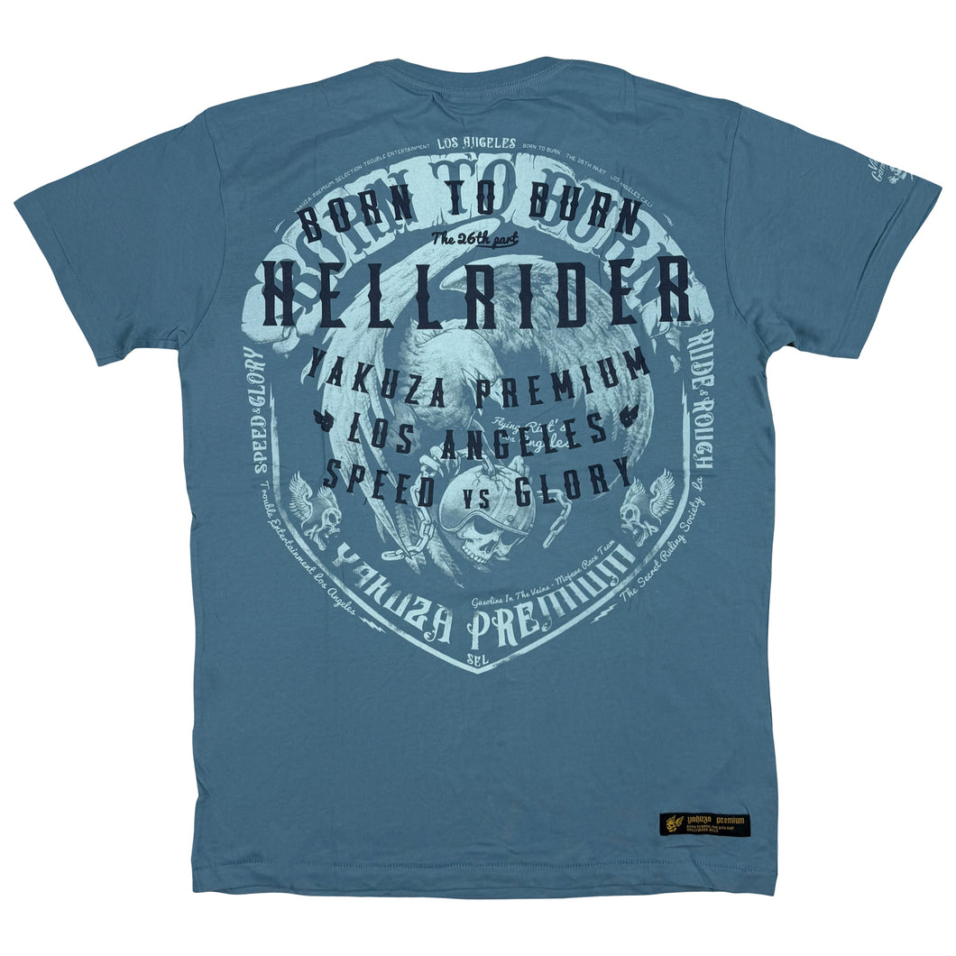 Yakuza Premium  YPS 3817  T-Shirt Grau Blau