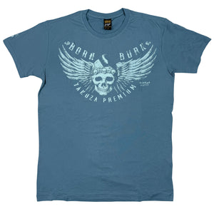 Yakuza Premium  YPS 3817  T-Shirt Grau Blau