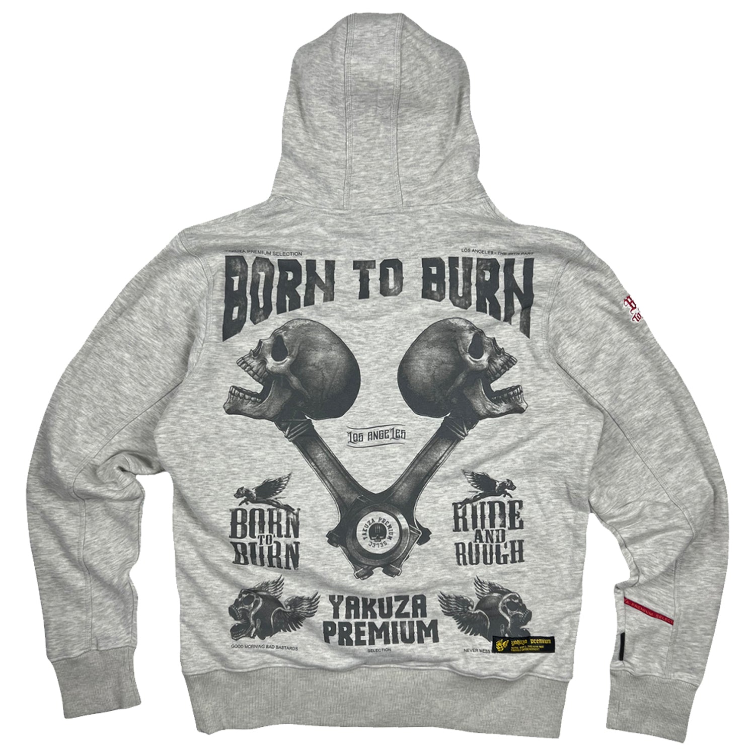 Yakuza Premium 3823 C Hoody Hellgrau