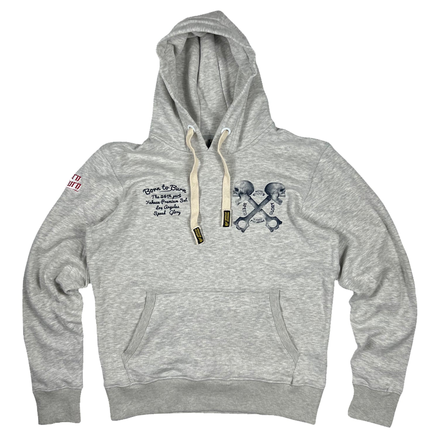 Yakuza Premium 3823 C Hoody Hellgrau