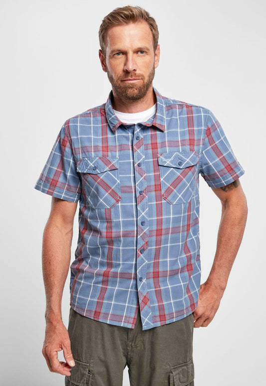 BRANDIT Roadstar Short Short Sleeve Rot/Blau