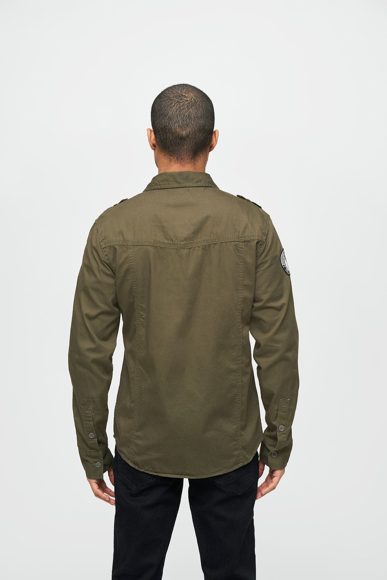 BRANDIT Luis Langarmhemd Olive - Stylisch für Freizeit & Outdoor"
