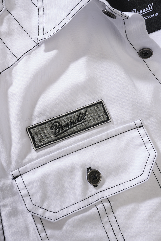 BRANDIT Luis Langarmhemd Weiss - Stylisch für Freizeit & Outdoor