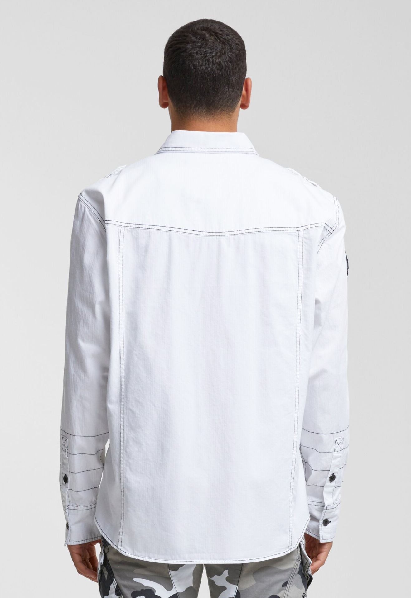 BRANDIT Luis Langarmhemd Weiss - Stylisch für Freizeit & Outdoor