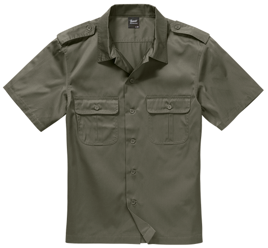 BRANDIT US Shirt Short Sleeve Olive