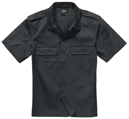 BRANDIT US Shirt Short Sleeve Schwarz