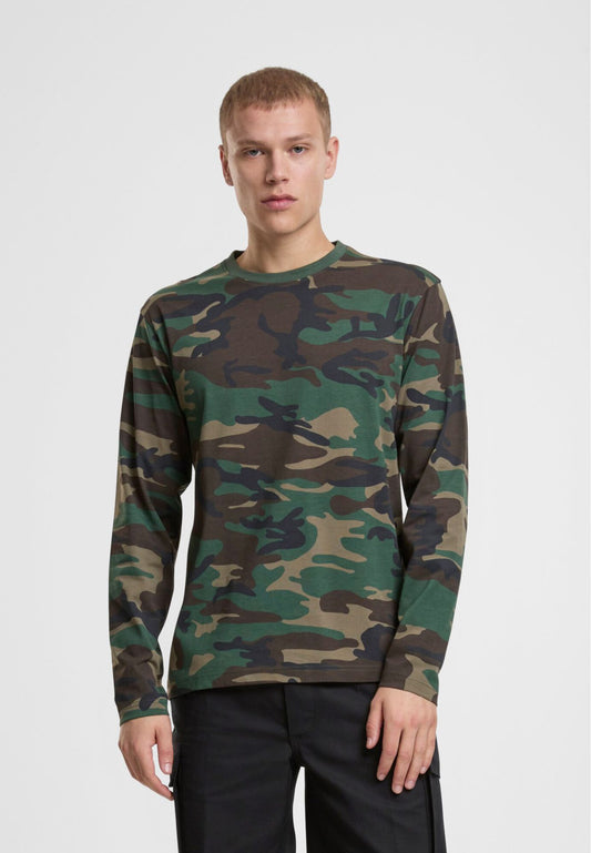 BRANDIT Premium Longsleeve T-Shirt Woodland