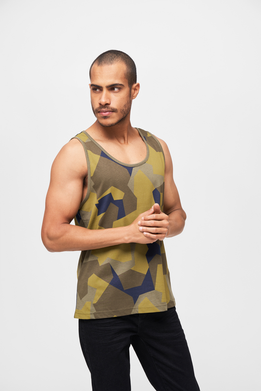 BRANDIT Tank Top Swedish Camo