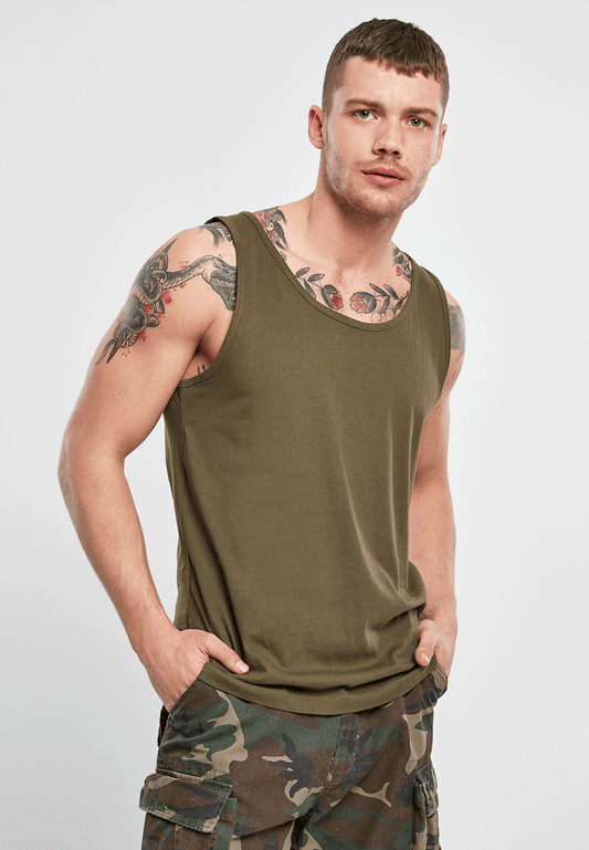 BRANDIT Tank Top Olive