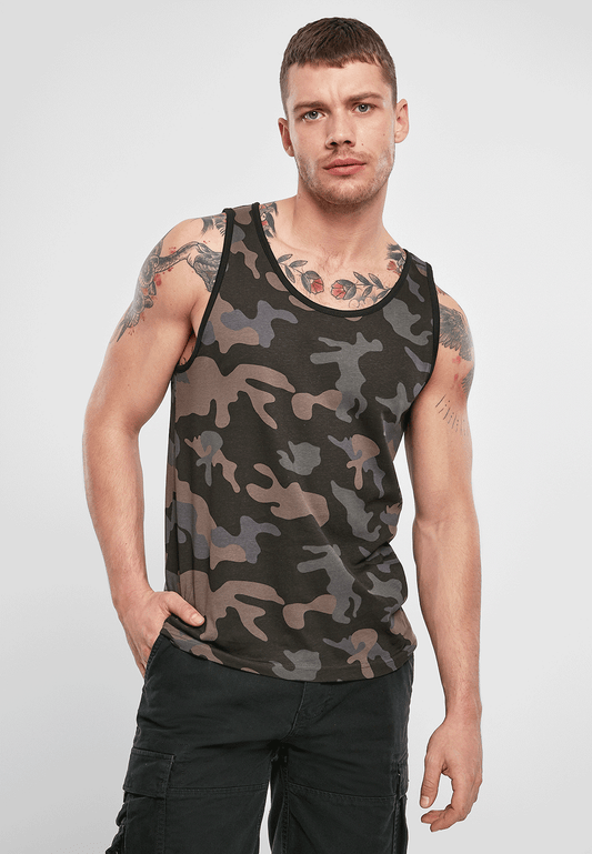 BRANDIT Tank Top Darkcamo