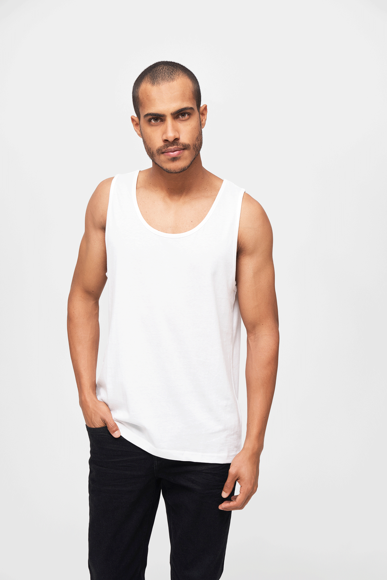 BRANDIT Tank Top  Weiss