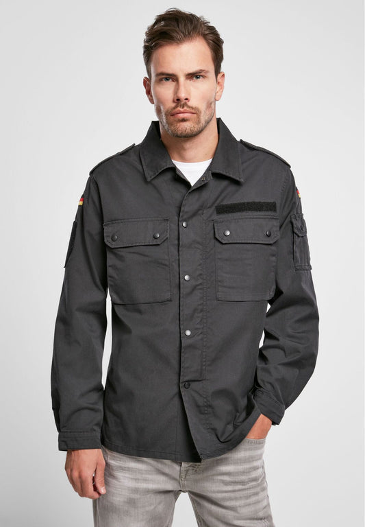 BRANDIT BW Field Tunic Hemd Schwarz