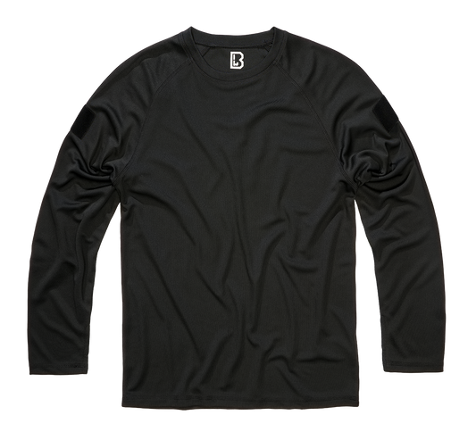 BRANDIT Quickdry Shirt Longsleeve Schwarz