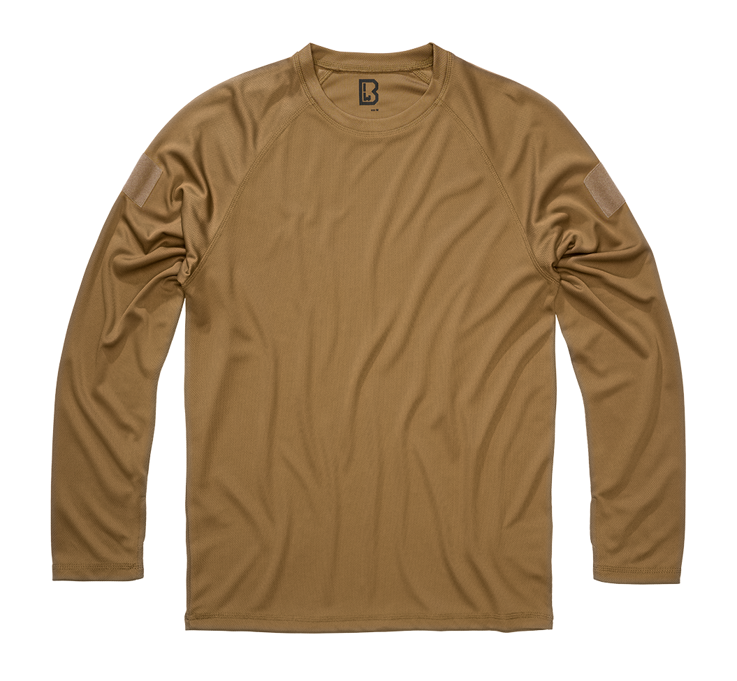 BRANDIT Quickdry Shirt Longsleeve Camel
