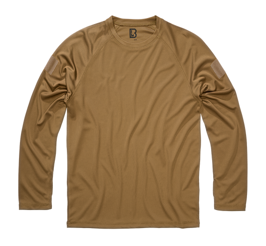 BRANDIT Quickdry Shirt Longsleeve Camel
