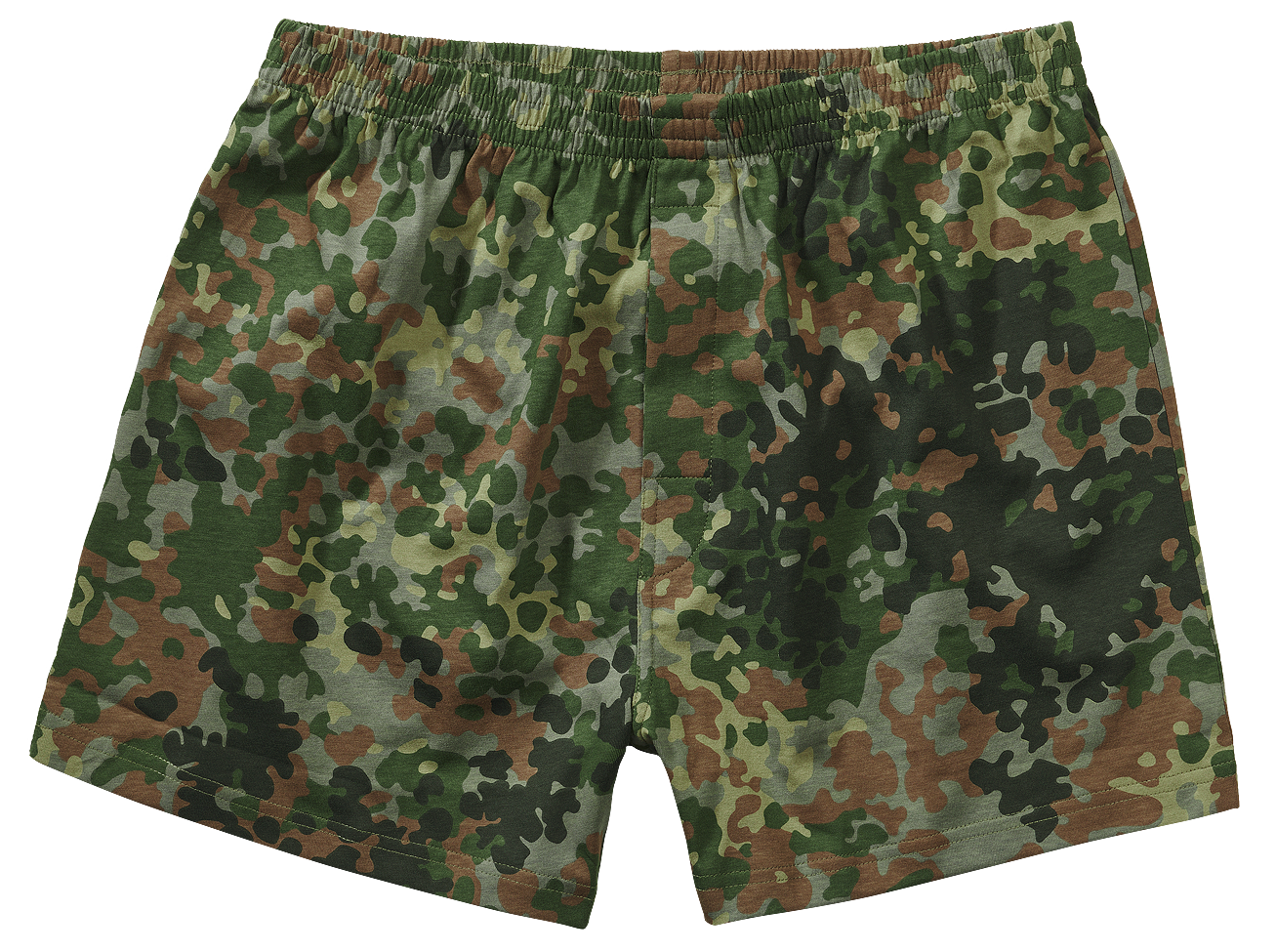 Bequeme Brandit Boxer Shorts Flecktarn aus hautfreundlicher Baumwolle mit elastischem Bund 