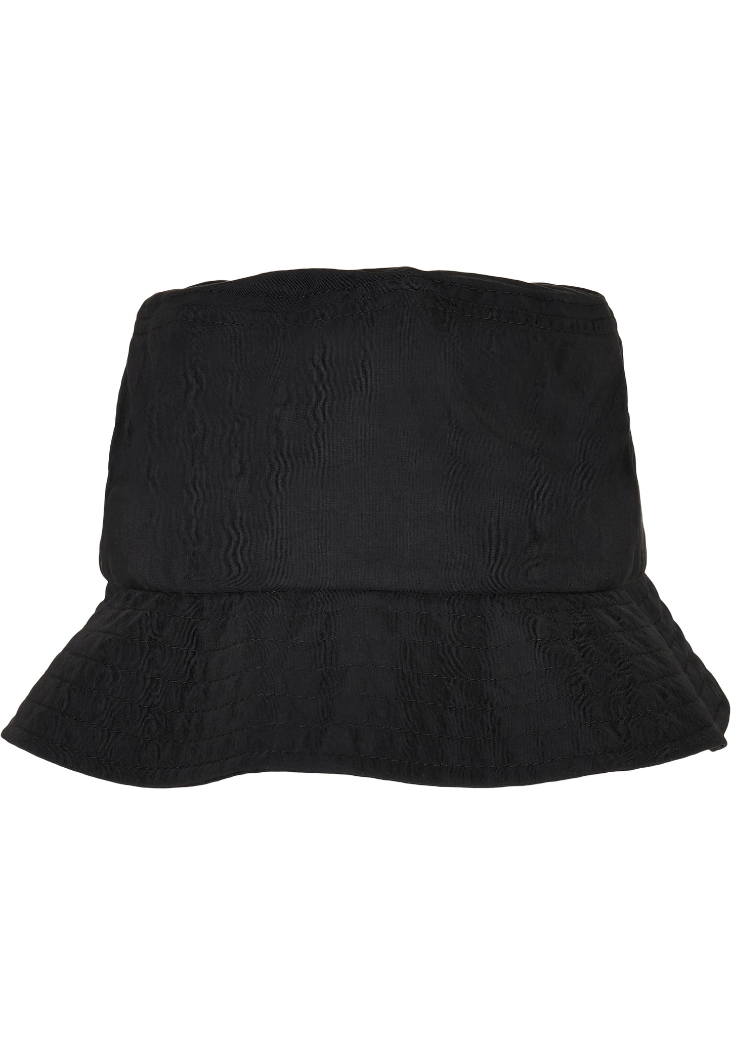 Schwarzer Outdoor Bucket Hat von Flexfit – wasserabweisend.