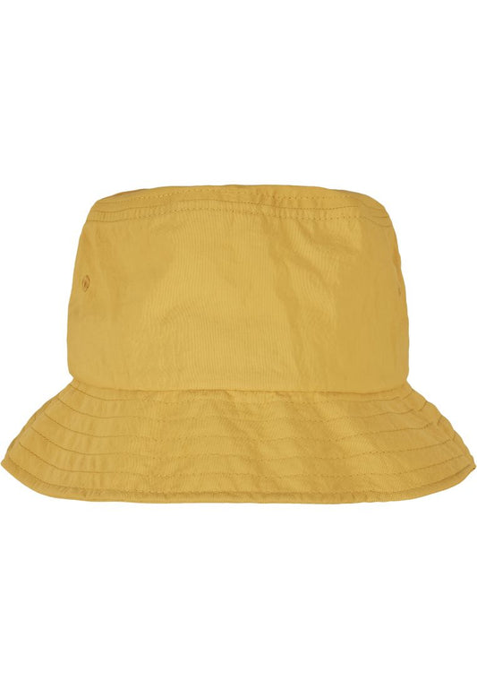 Gelber Outdoor Bucket Hat von Flexfit – wasserabweisend.