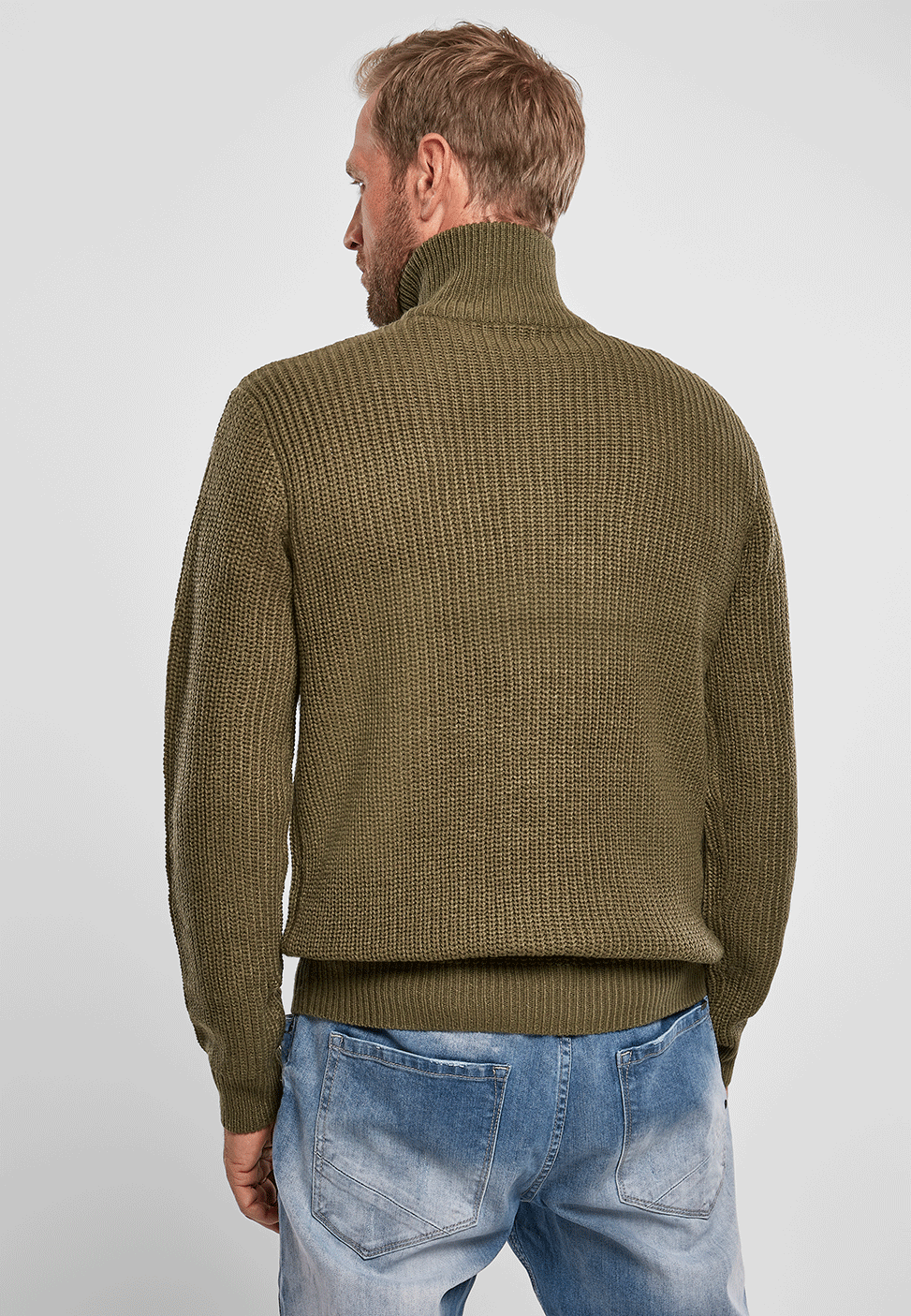 BRANDIT Marine Pullover Troyer Olive