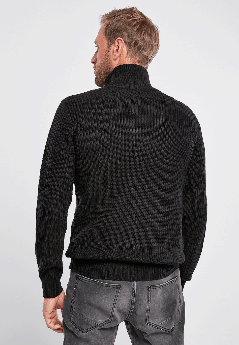 BRANDIT Marine Pullover Troyer Schwarz