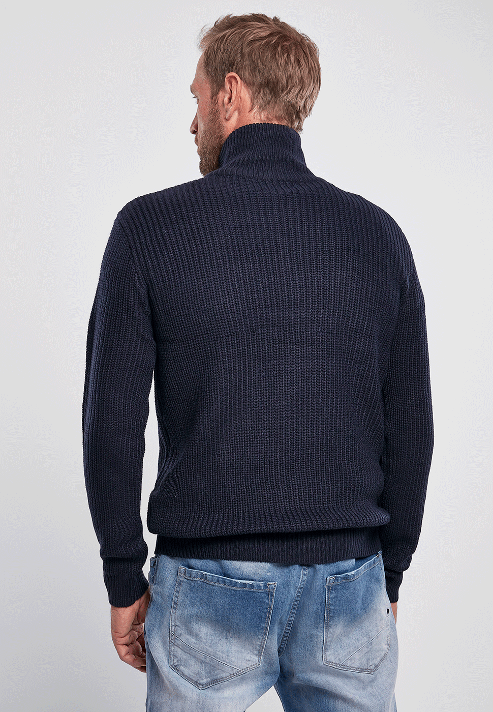 BRANDIT Marine Pullover Troyer Navy