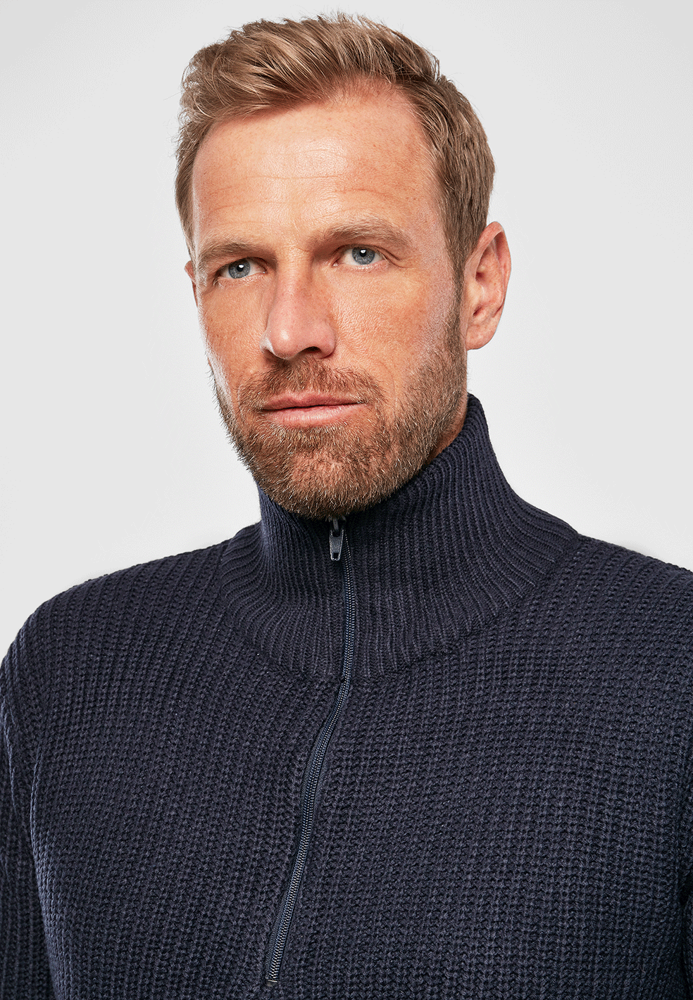 BRANDIT Marine Pullover Troyer Navy