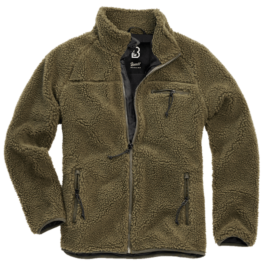 BRANDIT Teddyfleece Jacket Olive