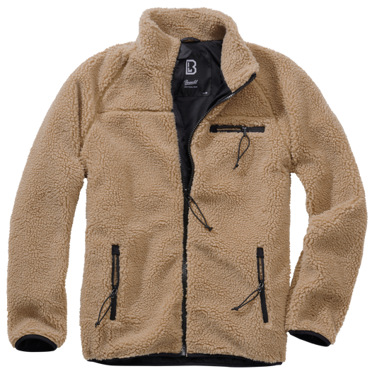 BRANDIT Teddyfleece Jacket Camel