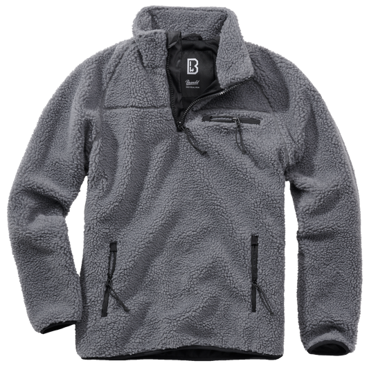 BRANDIT Teddyfleece Troyer Pullover Troyer Anthracite
