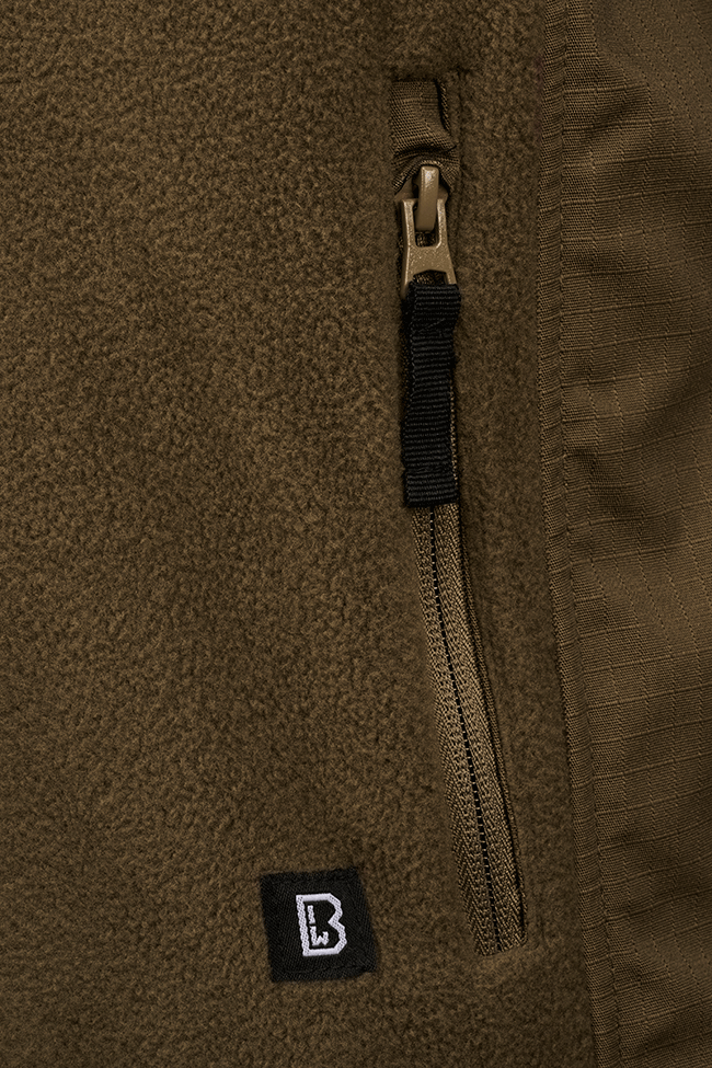 BRANDIT Fleece Ripstop Jacket Olive