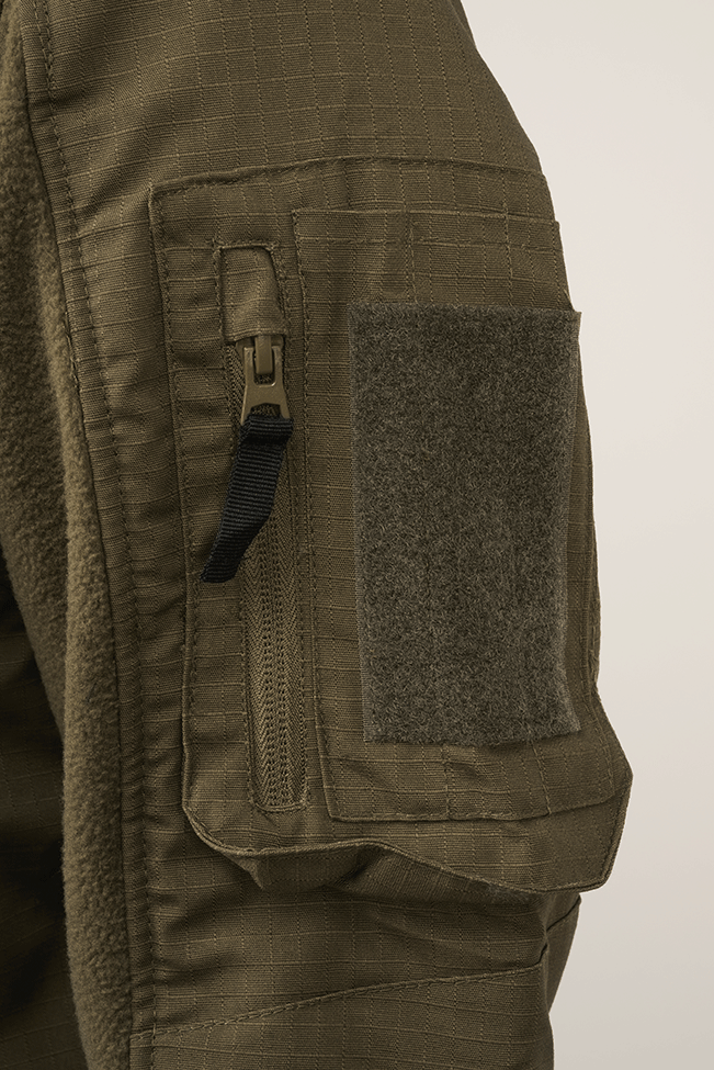 BRANDIT Fleece Ripstop Jacket Olive