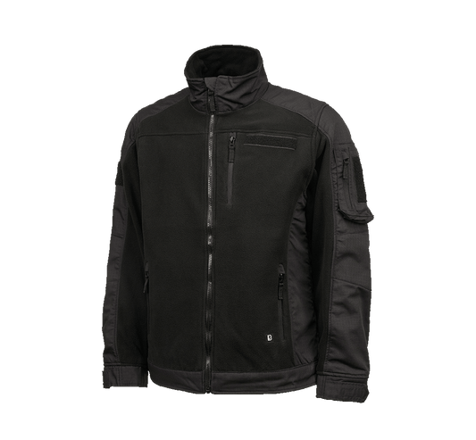 BRANDIT Fleece Ripstop Jacket schwarz