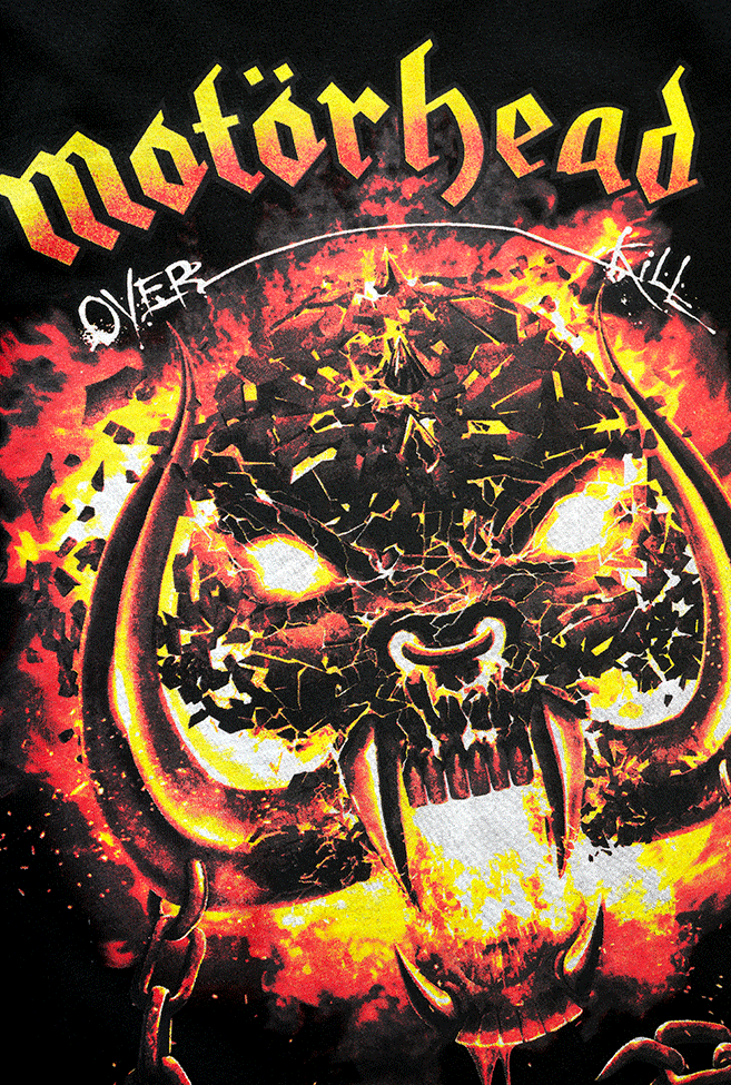 BRANDIT Motörhead T-Shirt Overkill Schwarz