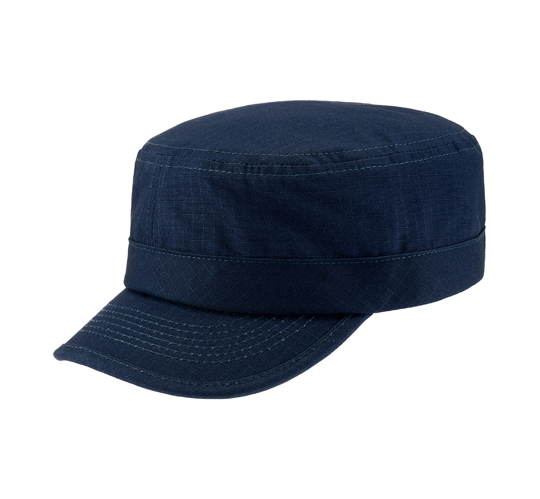 Navy Brandit BDU Cap aus Ripstop, atmungsaktiv mit Luftlöchern, robust und komfortabel im klassischen BDU-Stil