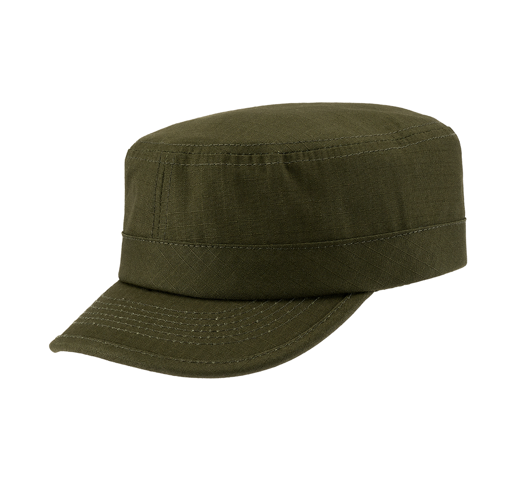 Olive Brandit BDU Cap aus Ripstop, atmungsaktiv mit Luftlöchern, robust und komfortabel im klassischen BDU-Stil