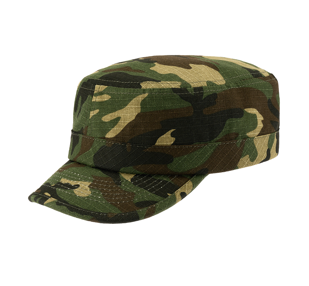 Woodland Brandit BDU Cap aus Ripstop, atmungsaktiv mit Luftlöchern, robust und komfortabel im klassischen BDU-Stil