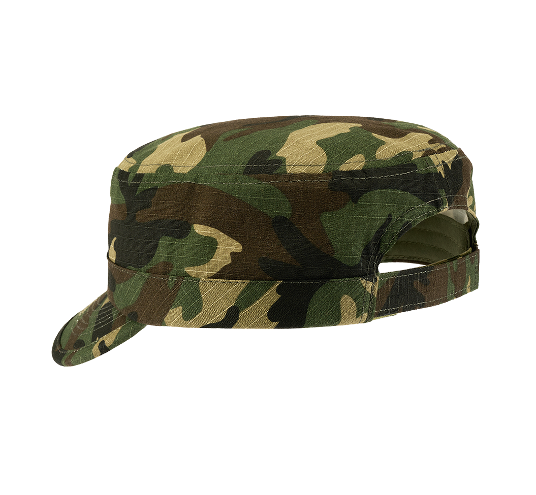 Woodland Brandit BDU Cap aus Ripstop, atmungsaktiv mit Luftlöchern, robust und komfortabel im klassischen BDU-Stil