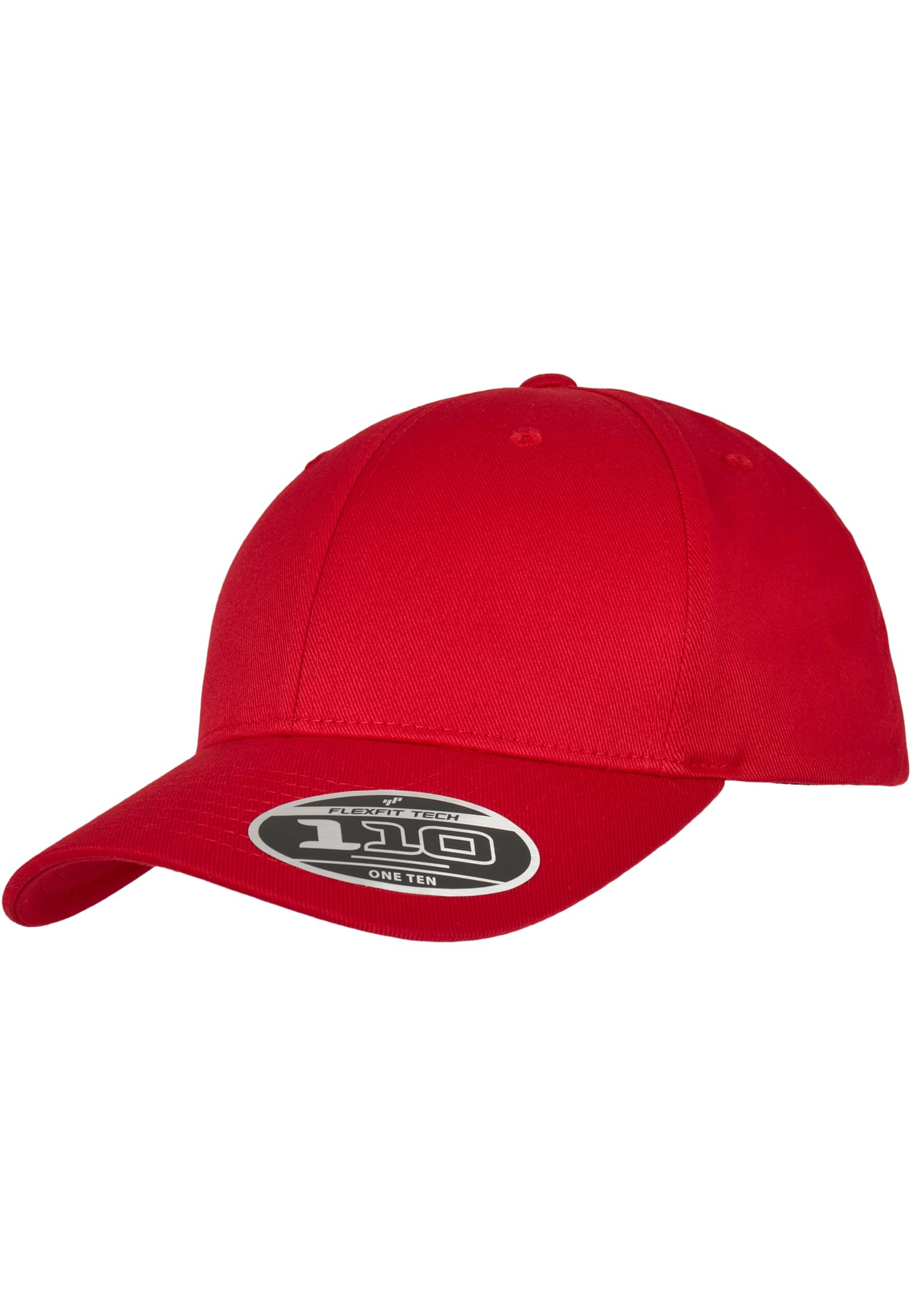 Rote Kappe unifarben – Flexfit Snapback Cap.